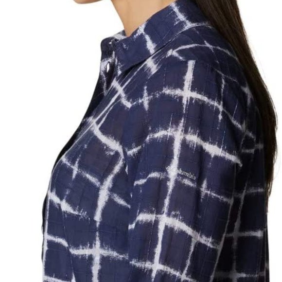 🆕Columbia Women's Camp Henry II Tunic, Nocturnal to Dye for Print, Medium, NWT - Picture 3 of 5